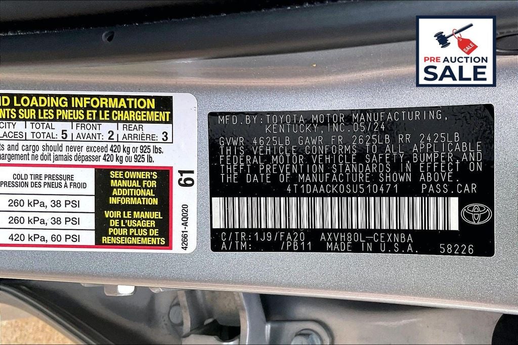 2025 Toyota Camry LE