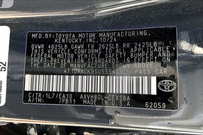 2025 Toyota CAMRY SE
