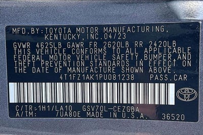 2023 Toyota CAMRY XLE