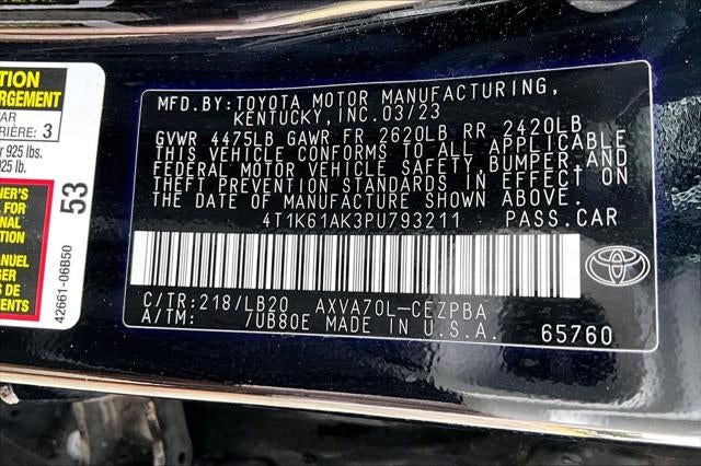 2023 Toyota Camry XSE