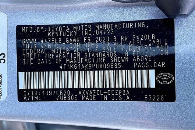 2023 Toyota CAMRY XSE