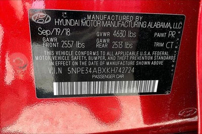 2019 Hyundai Sonata Limited
