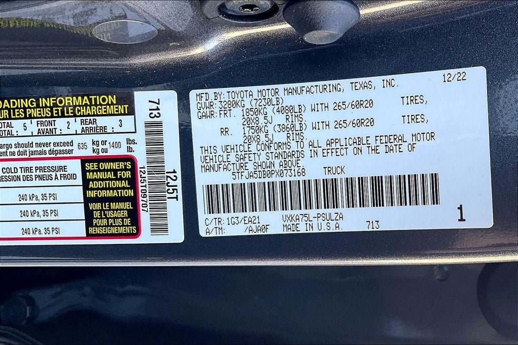 2023 Toyota TUNDRA 4X4 Limited