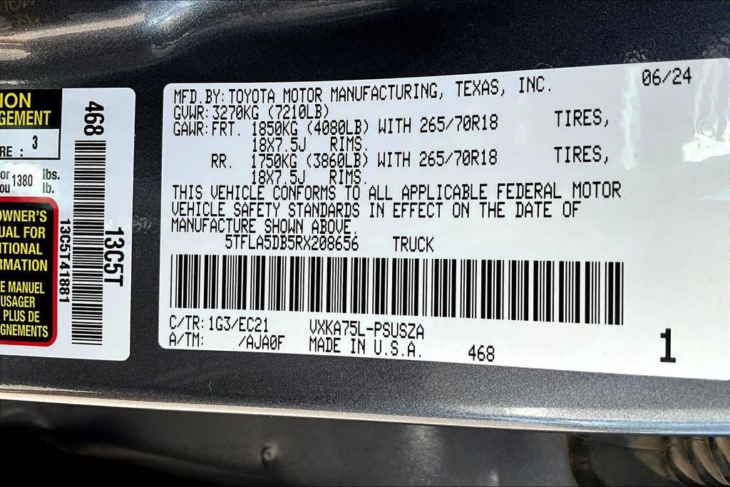 2024 Toyota TUNDRA 4X4 SR5