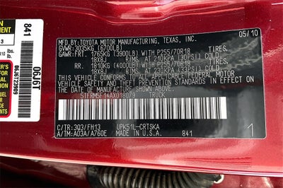 2010 Toyota TUNDRA 4X2 Grade 4.6L V8