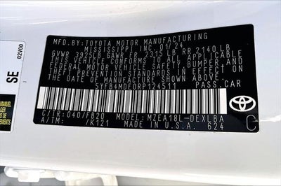 2024 Toyota COROLLA LE