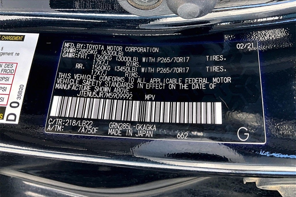 2021 Toyota 4RUNNER SR5 Premium