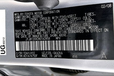 2008 Lexus GX 470 470