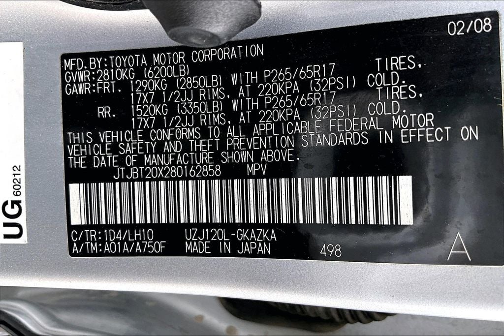 2008 Lexus GX 470 470
