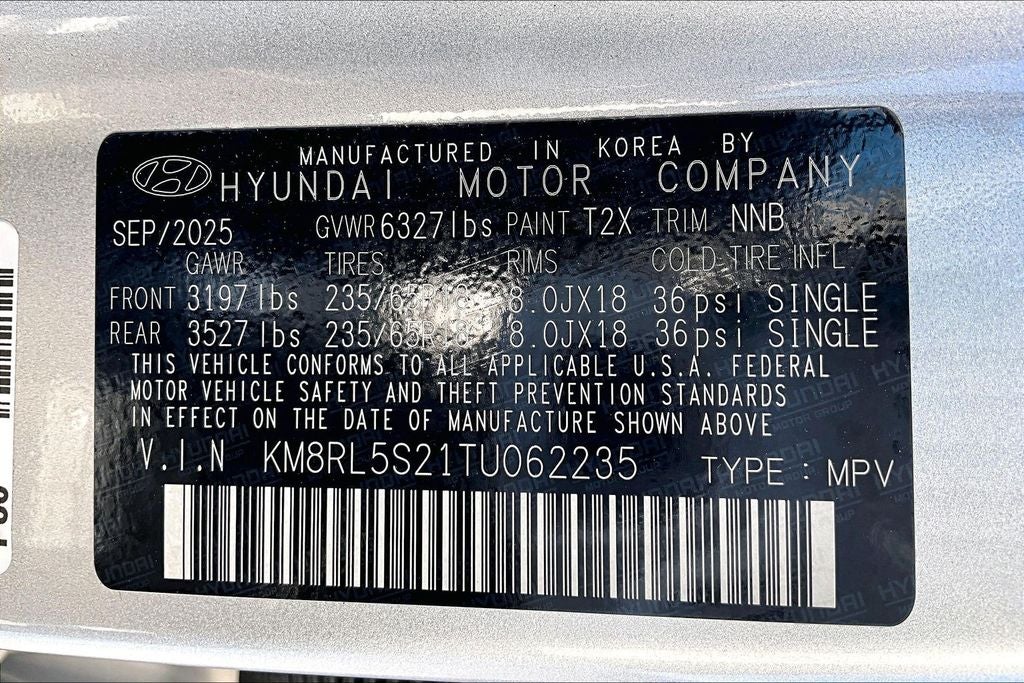 2026 Hyundai Palisade SEL 7 Passenger