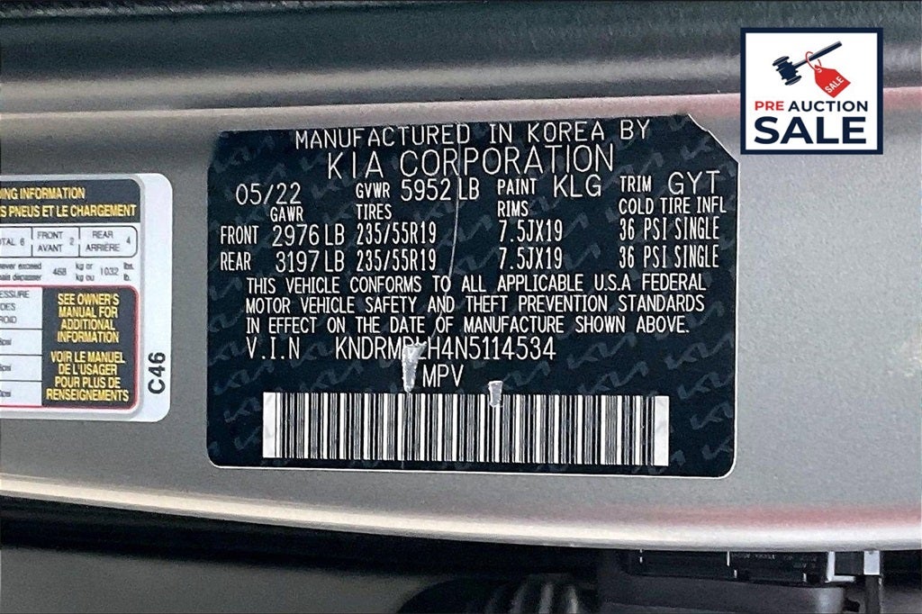 2022 Kia Sorento SX Prestige