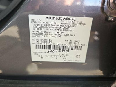 2020 Ford Ecosport SE