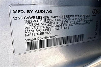 2024 Audi A3 FrontTrak