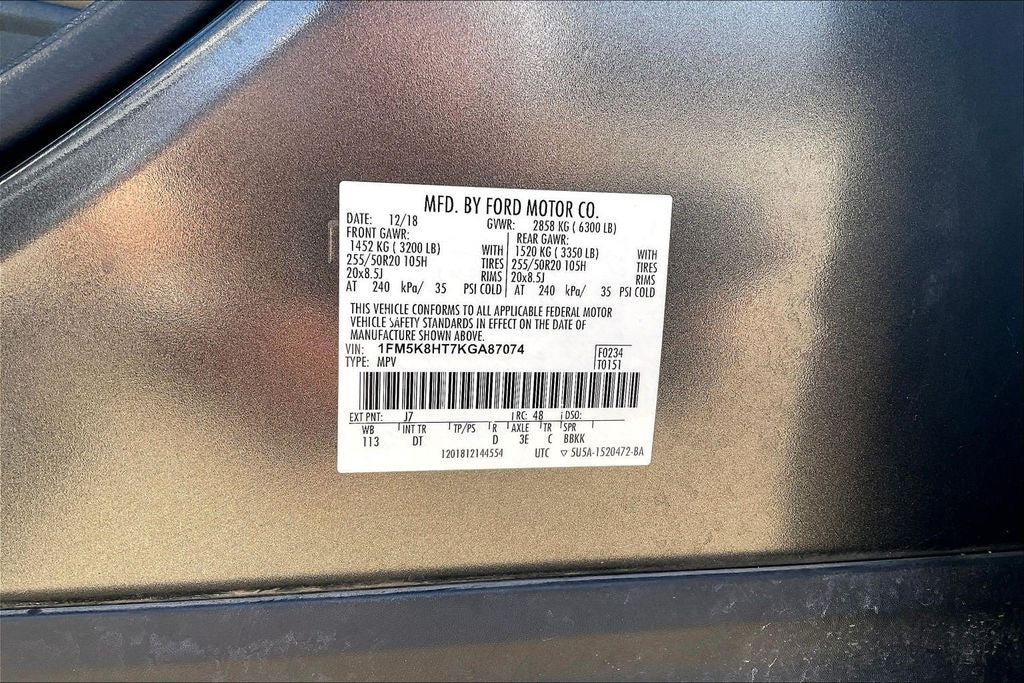 2019 Ford Explorer Platinum