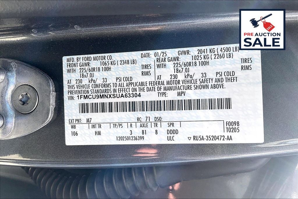 2025 Ford Escape ST-Line