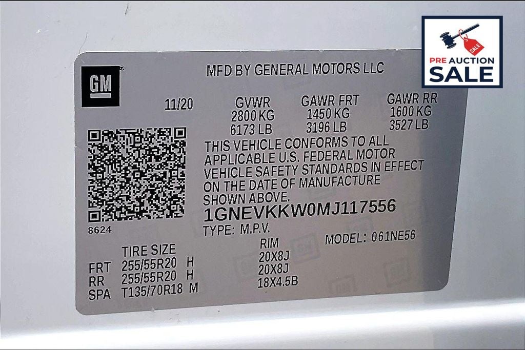 2021 Chevrolet Traverse Premier