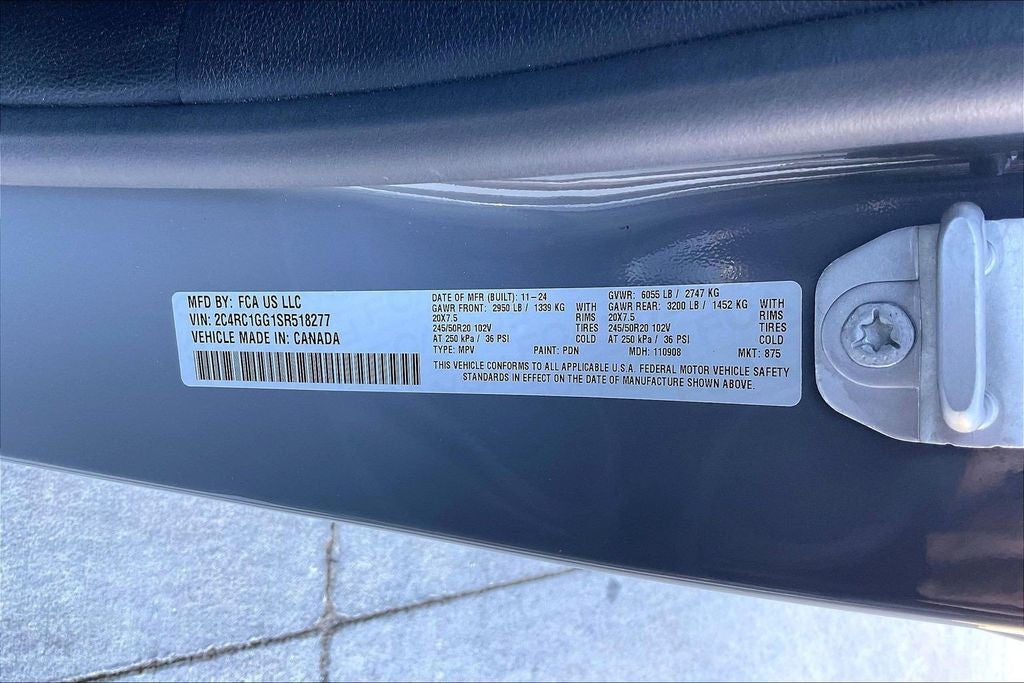 2025 Chrysler Pacifica Limited