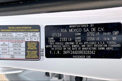 2024 Kia Forte LXS