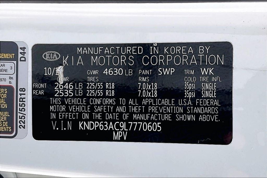 2020 Kia Sportage S