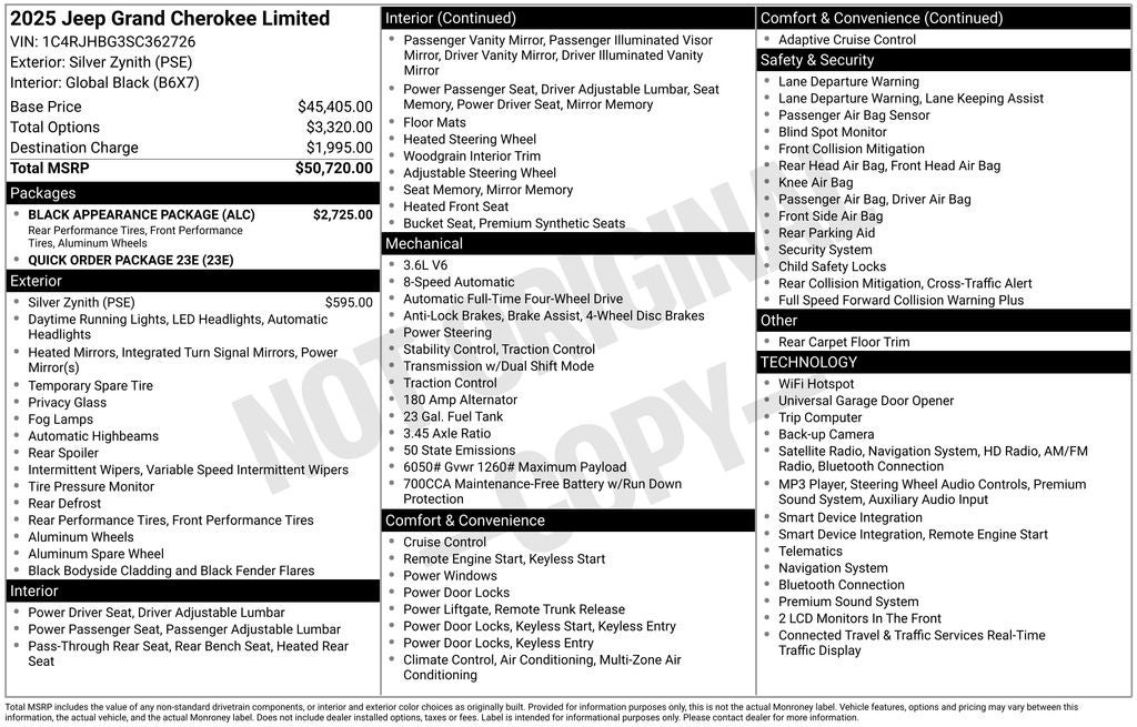 2025 Jeep Grand Cherokee Limited