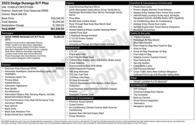 2023 Dodge Durango R/T Plus AWD
