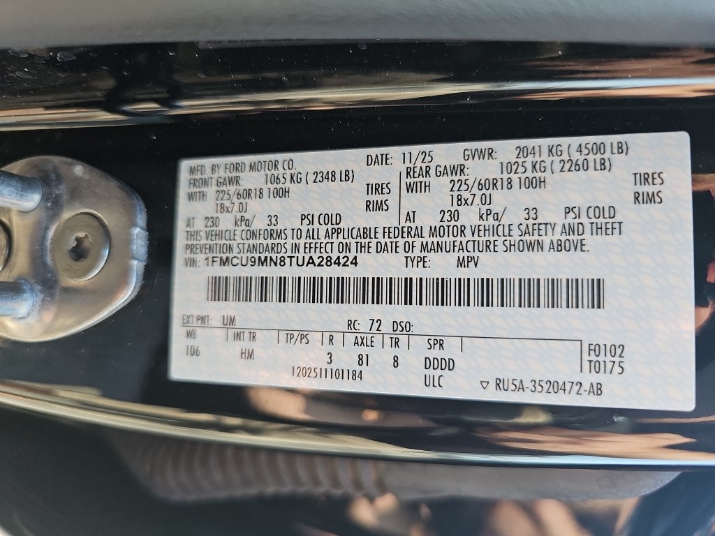 2026 Ford Escape ST-Line