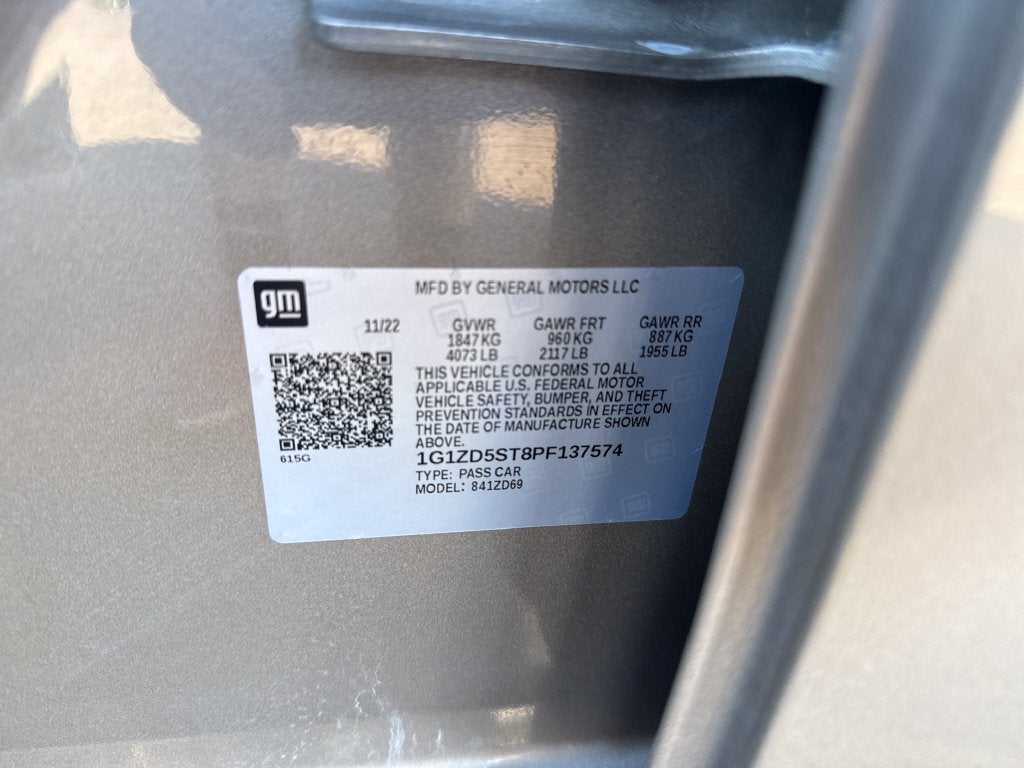 2023 Chevrolet Malibu FWD 1LT