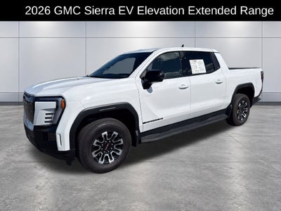 2026 GMC Sierra EV Extended Range Elevation