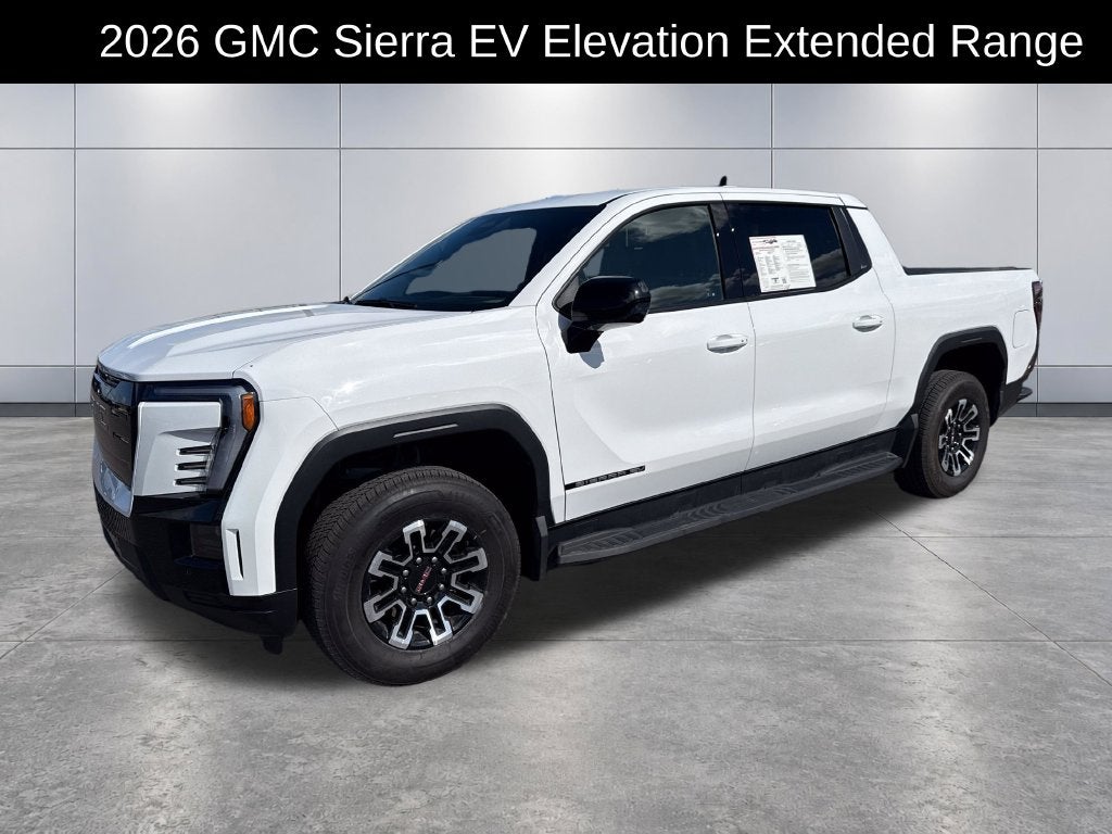 2026 GMC Sierra EV Extended Range Elevation