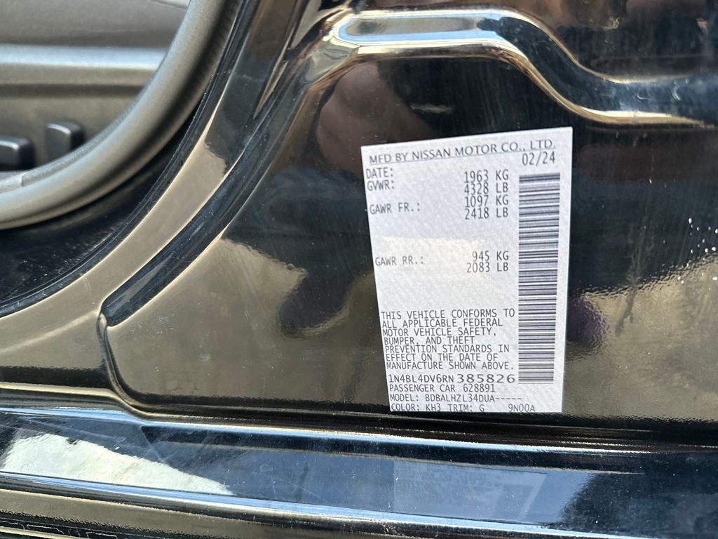 2024 Nissan Altima SV FWD