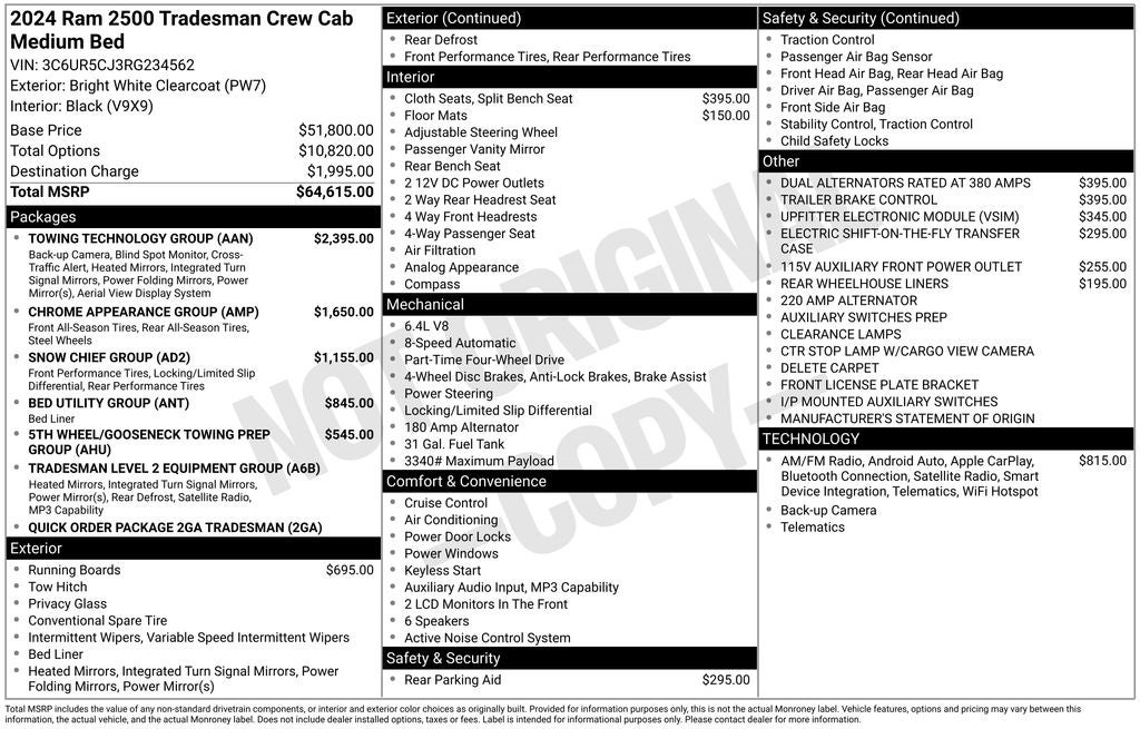 2024 RAM 2500 Tradesman