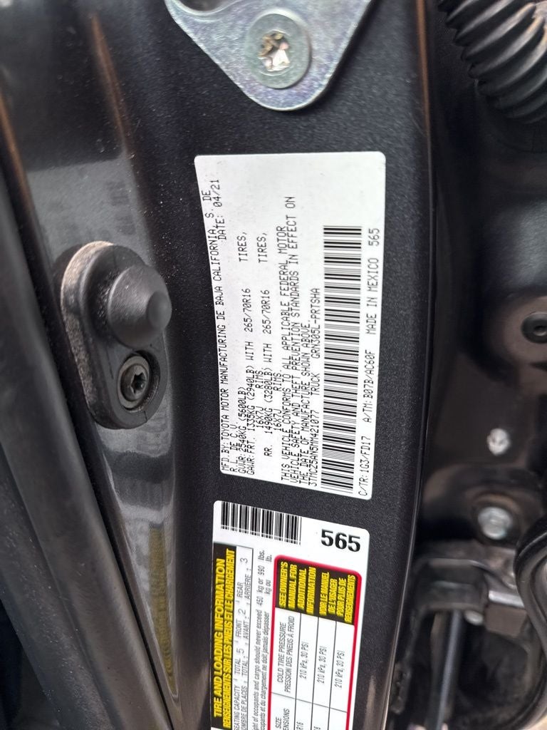 2021 Toyota Tacoma SR V6