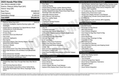 2025 Honda Pilot Elite