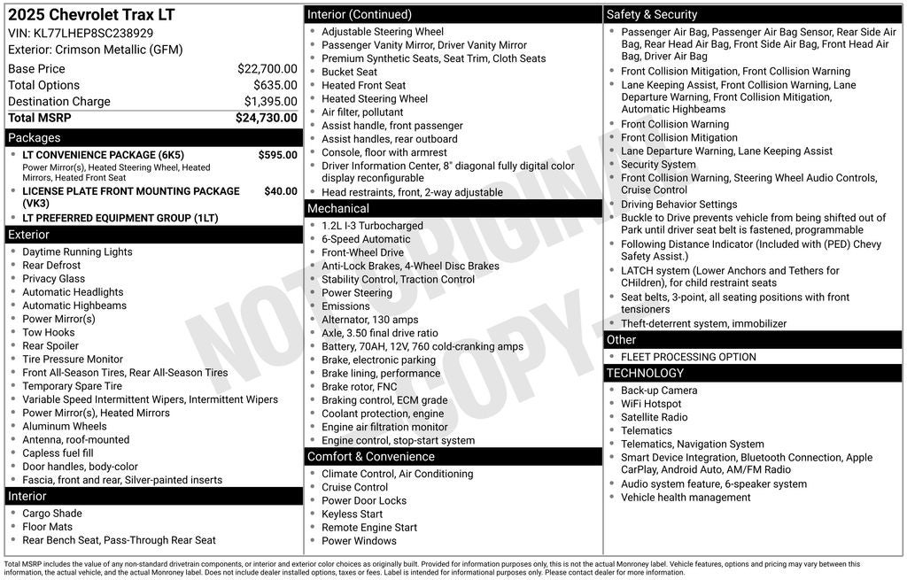 2025 Chevrolet Trax LT