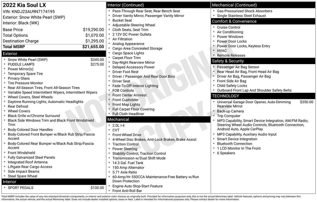 2022 Kia Soul LX