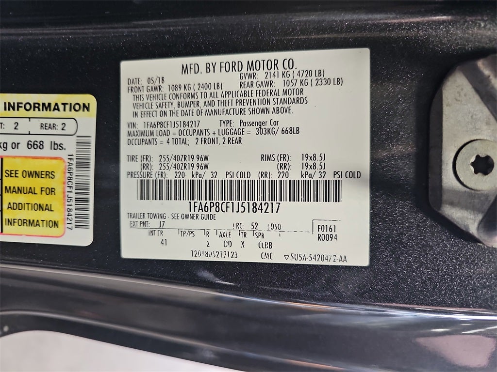 2018 Ford Mustang GT Premium