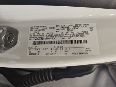 2021 Ford Escape Hybrid Titanium
