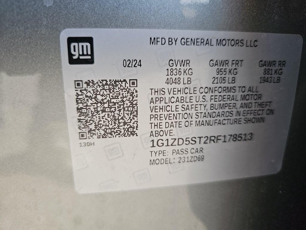 2024 Chevrolet Malibu LT 1LT