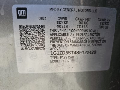 2025 Chevrolet Malibu LT 1LT