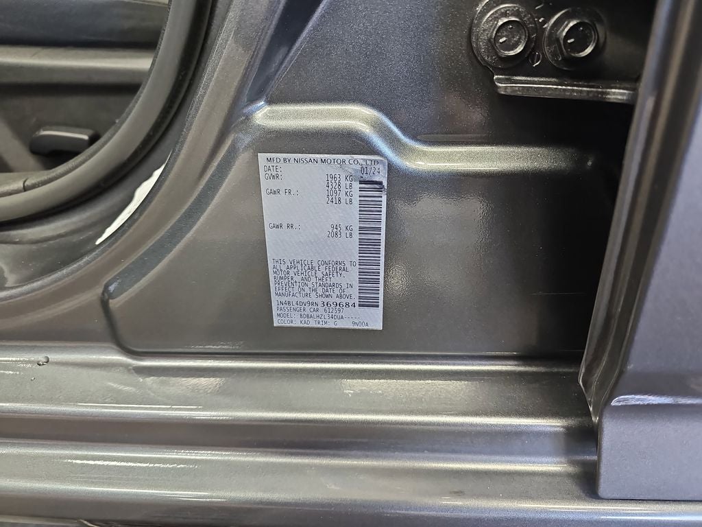 2024 Nissan Altima 2.5 SV