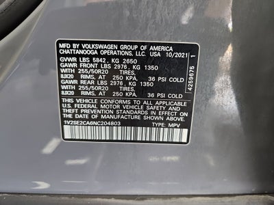 2022 Volkswagen Atlas Cross Sport 3.6L V6 SEL R-Line