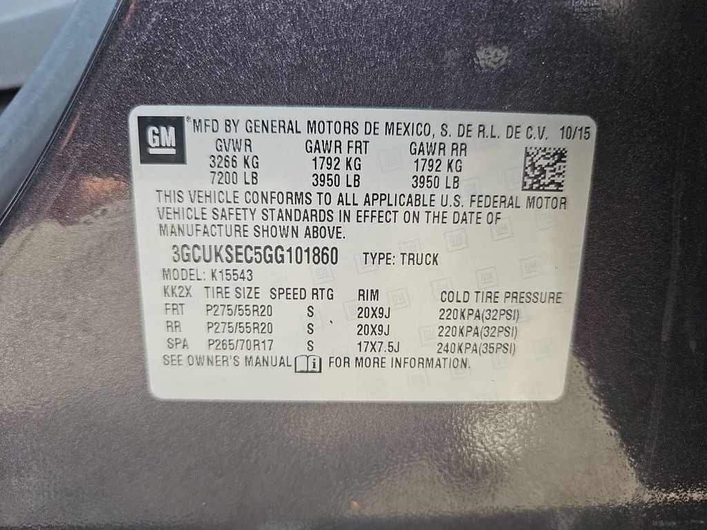 2016 Chevrolet Silverado 1500 LTZ 1LZ