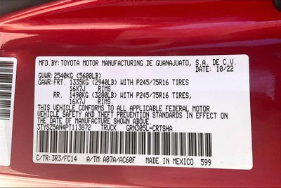 2023 Toyota Tacoma SR5 V6