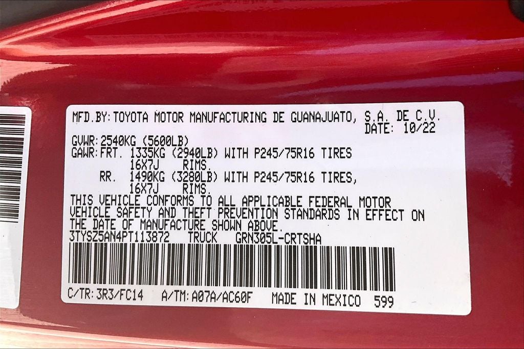 2023 Toyota Tacoma SR5 V6