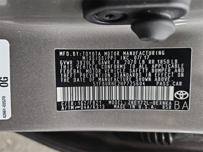 2017 Toyota Corolla LE