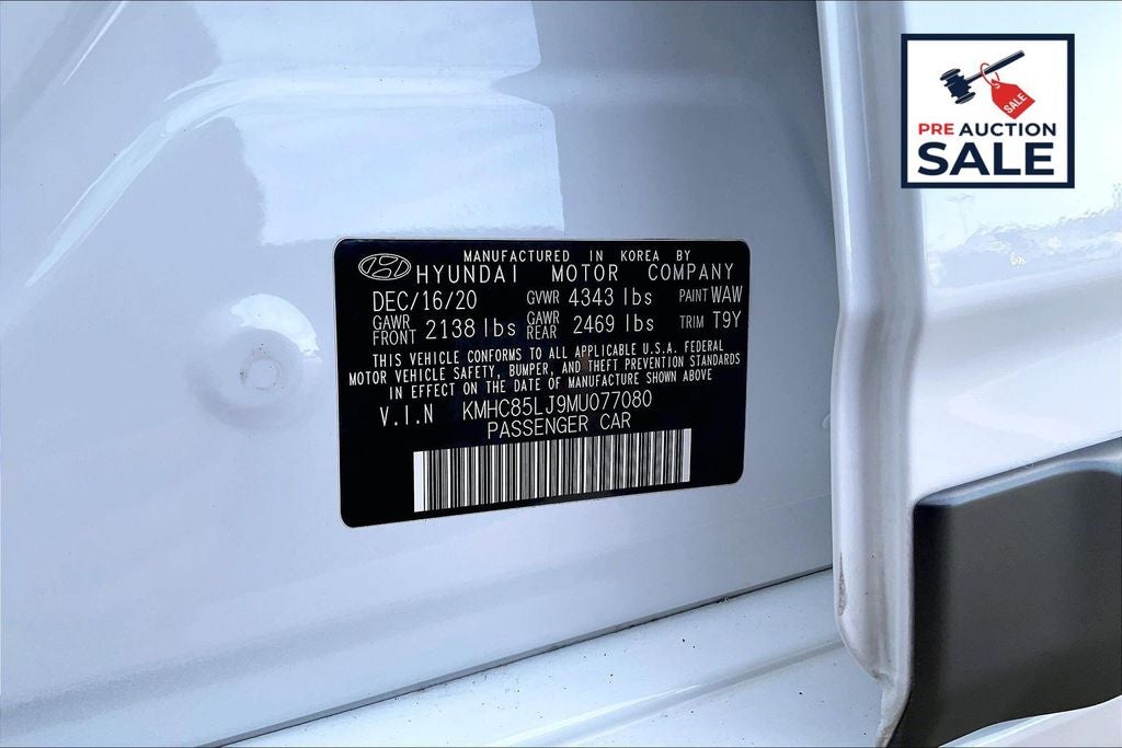 2021 Hyundai Ioniq Electric Limited