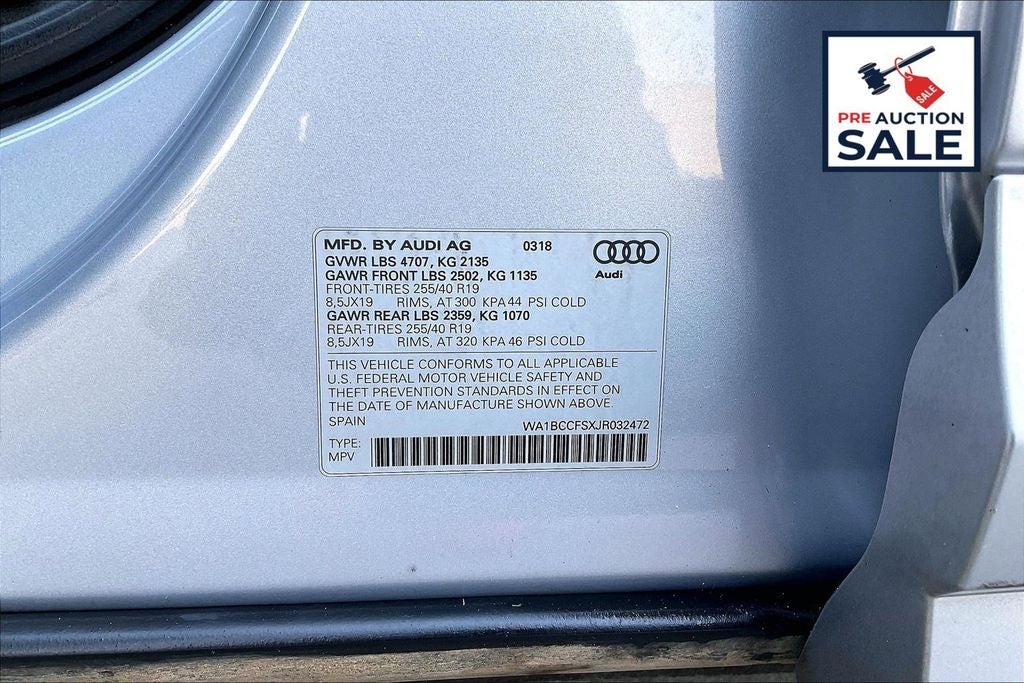 2018 Audi Q3 2.0T Premium