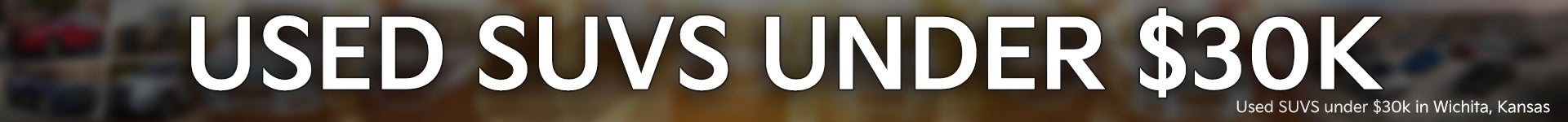 Used SUVs Under $30,000 in Wichita, Kansas - Midwest Kia