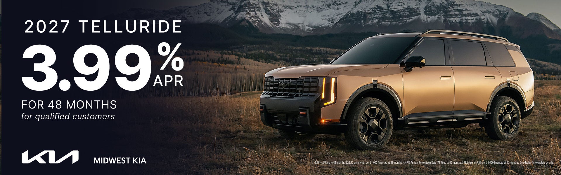 3.99% APR Telluride