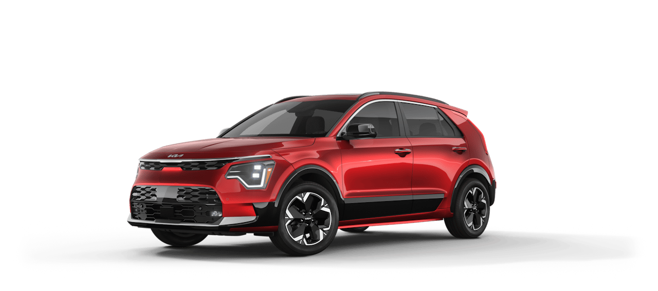 Kia Niro family including hybrid, plug-in hybrid, and EV